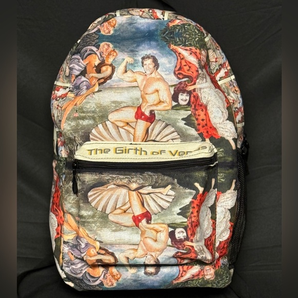 The Girth of Venus Premium Backpack - Arnold Schwarzenegger Artisan School Bag - Picture 12 of 12